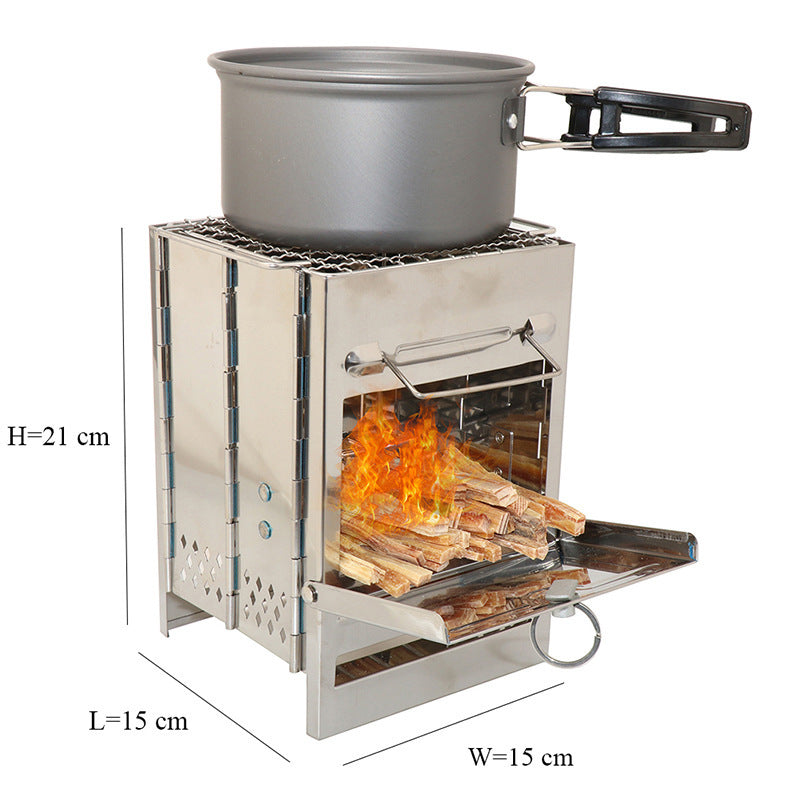 Adjustable Lightweight Camping Wood Stove