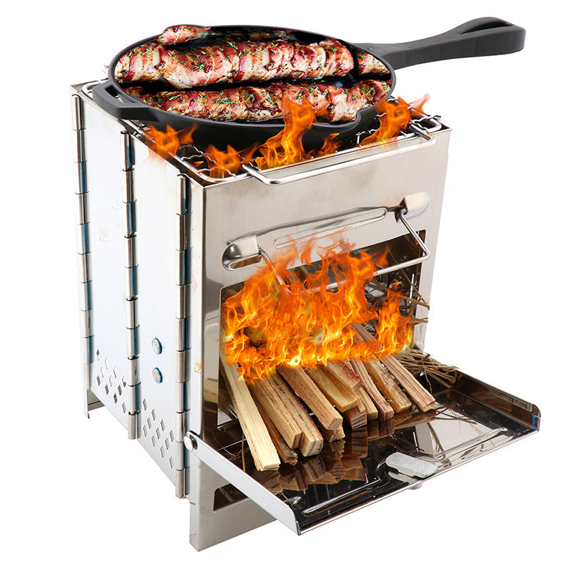 Adjustable Lightweight Camping Wood Stove